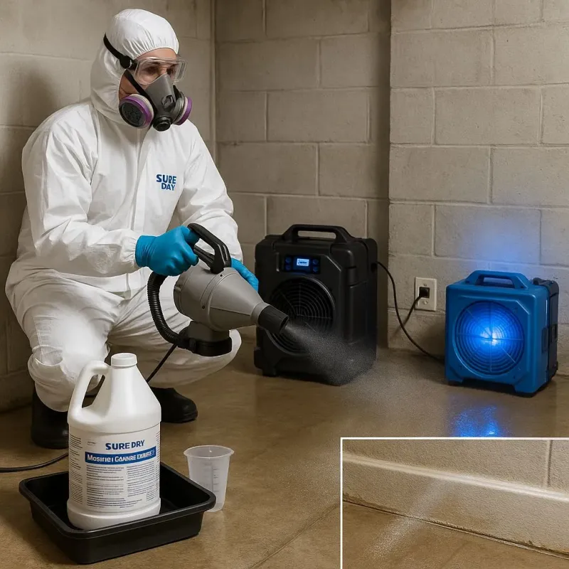 Sanitization and Odor Removal process in Somerset, TX